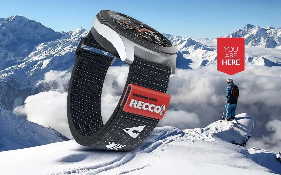 RECCO Search & Rescue Premium Watch Strap Strap Studio