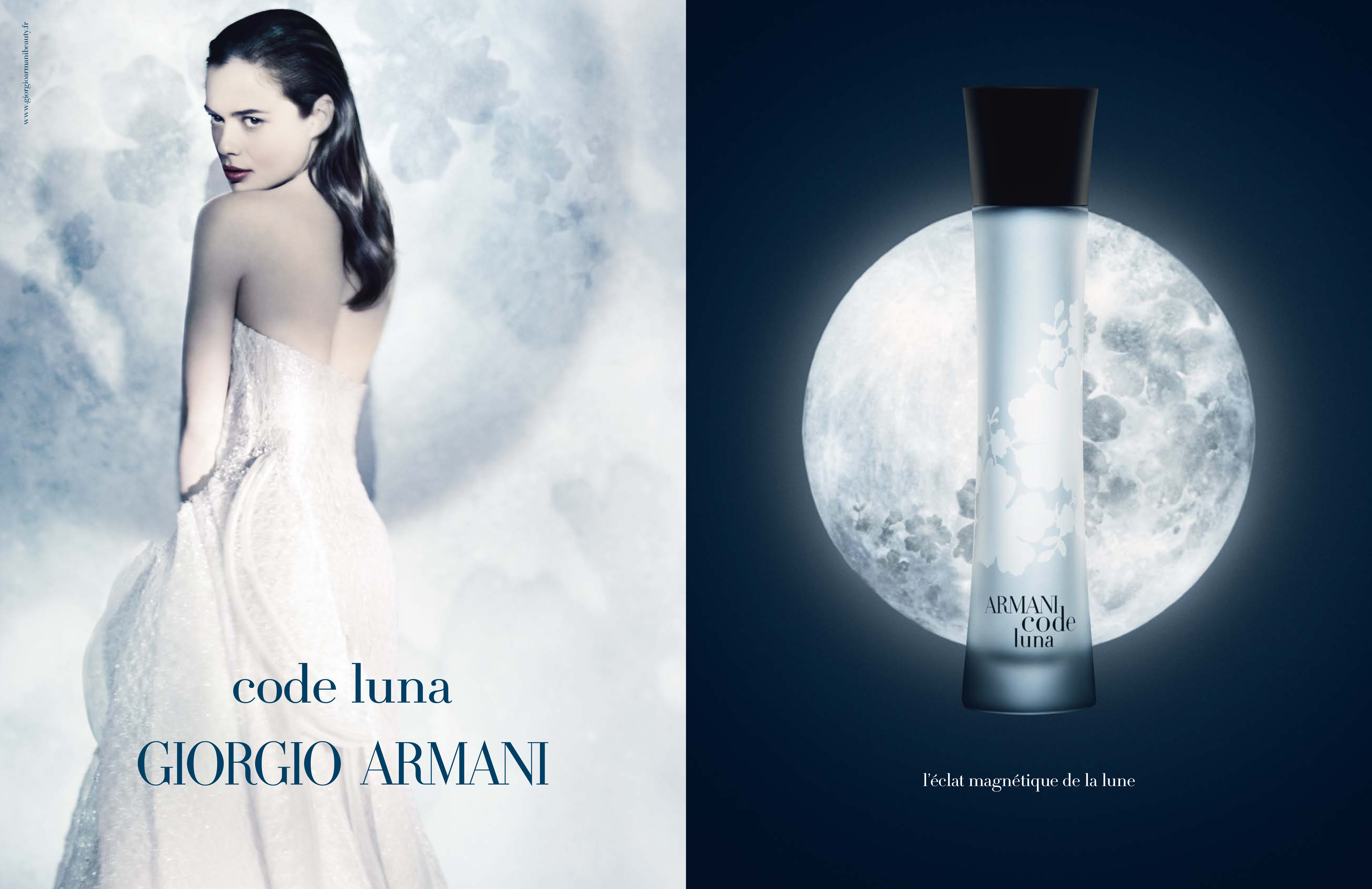 Armani (L'Oréal) parfum Armani Code Luna, "L'éclat magnétique
