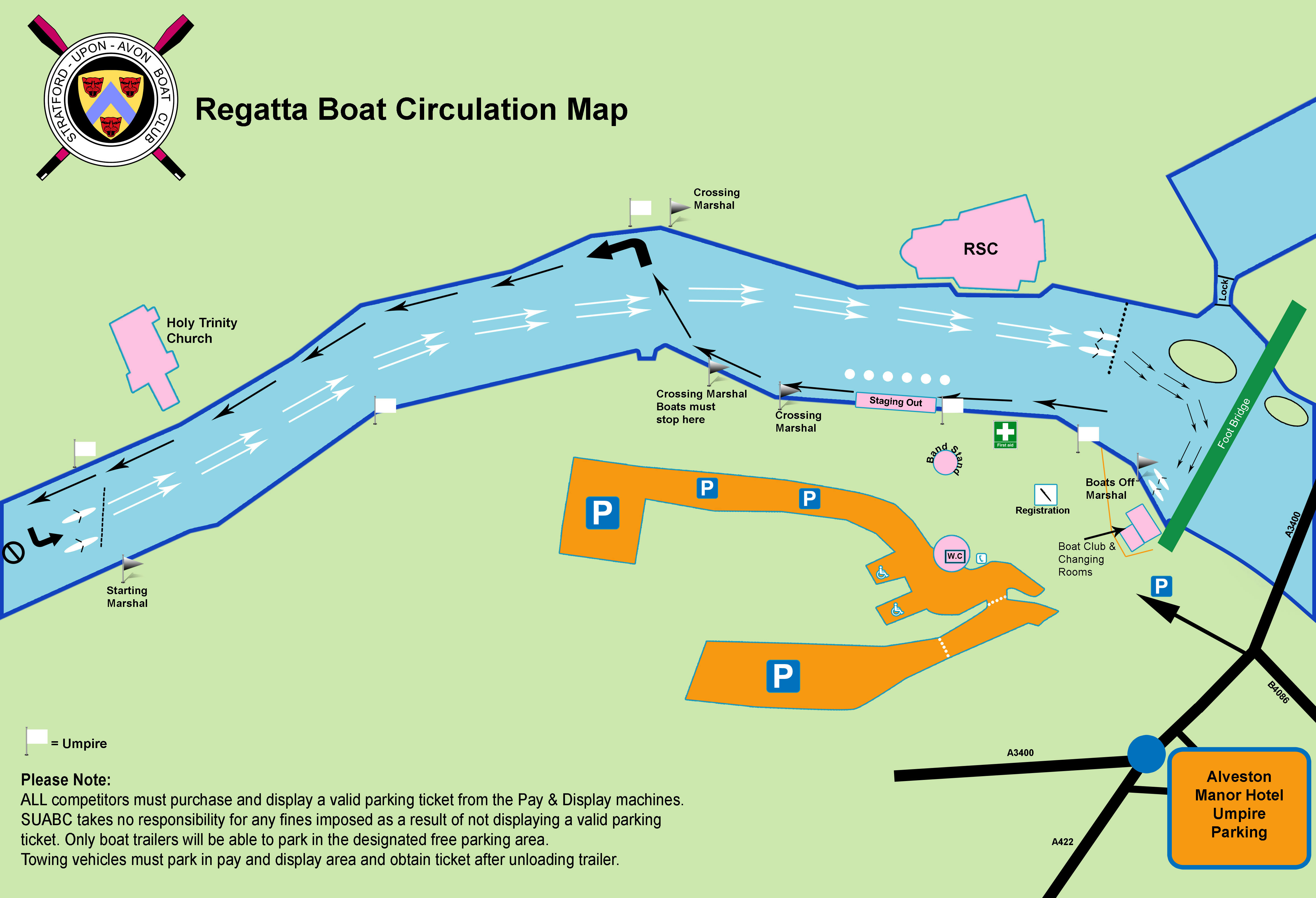 2015 Regatta Draw Stratford upon Avon Boat Club