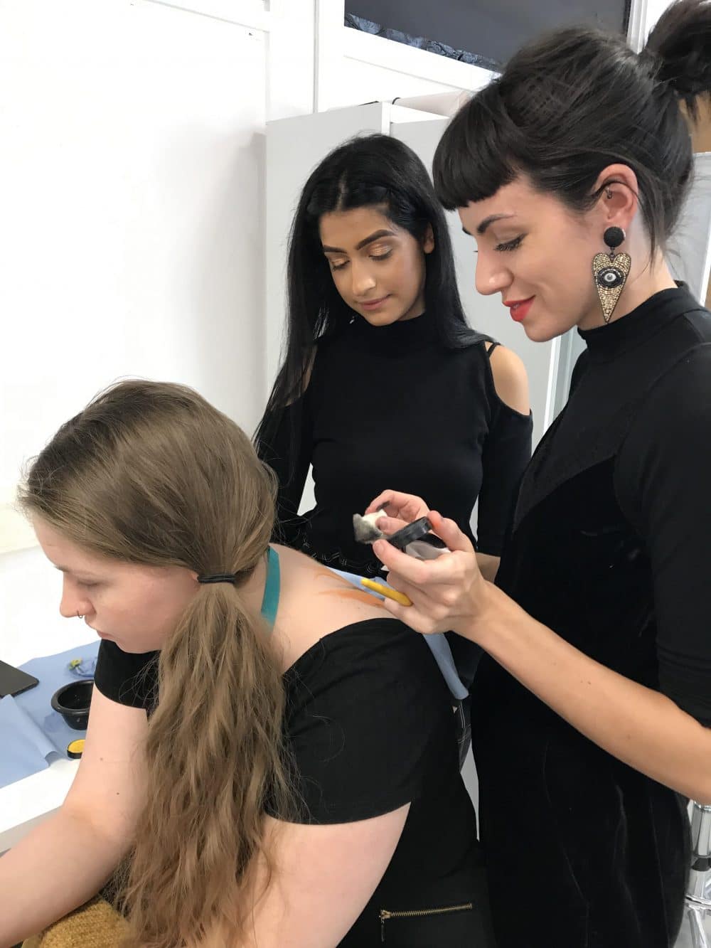 Body painting masterclass for make up students StratforduponAvon