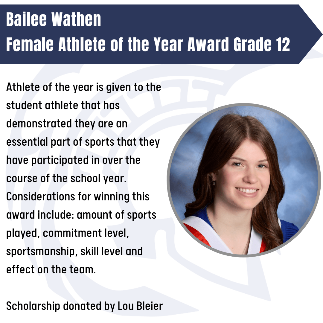 2023 Athlete Awards Strathmore High School