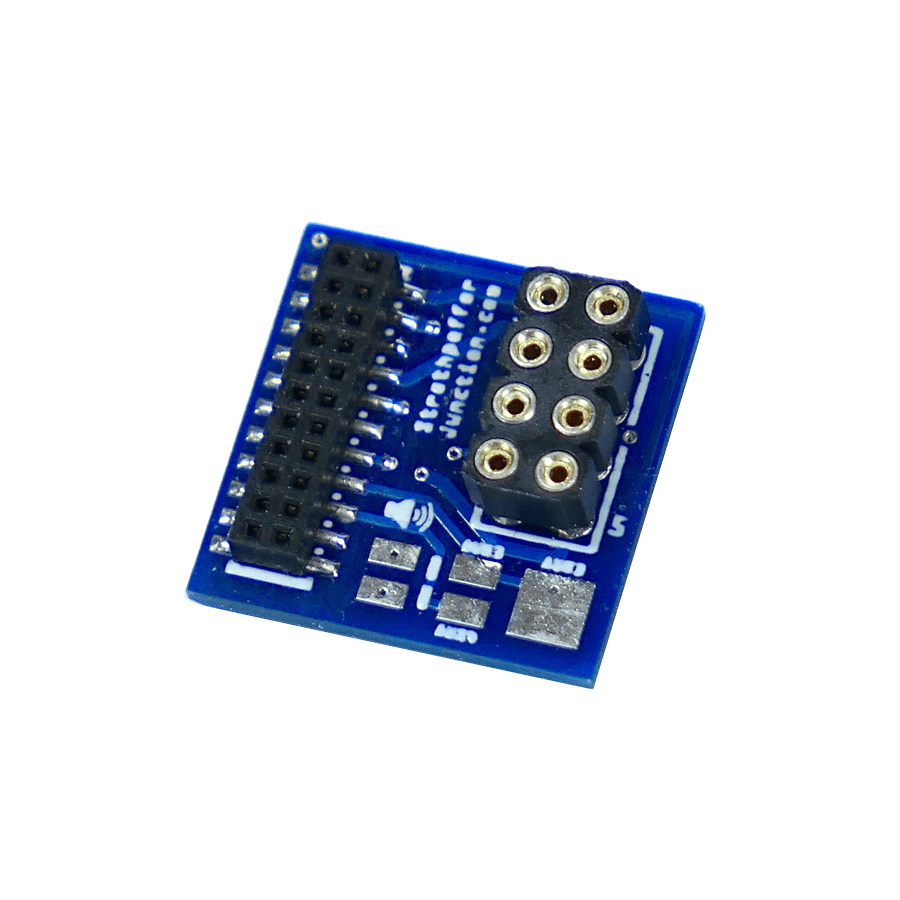 8-Pin to 21-Pin Decoder Adaptor (DCC NEM652 to 21 Pin MTC Socket)