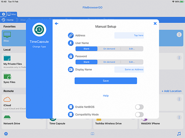 Easily Browse Your Time Capsule Files With Your Ipad / Iphone
