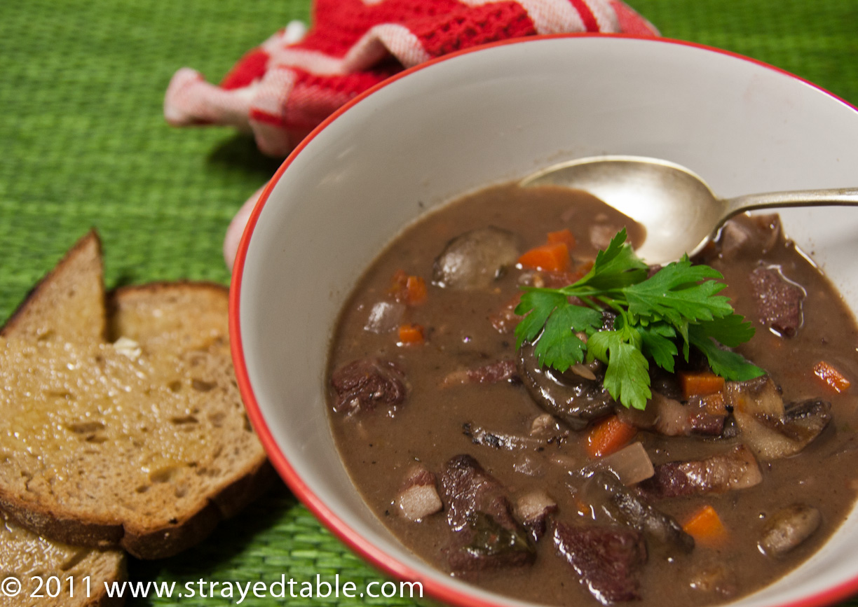Hearty Beef & Mushroom Soup Recipe Strayed from the Table