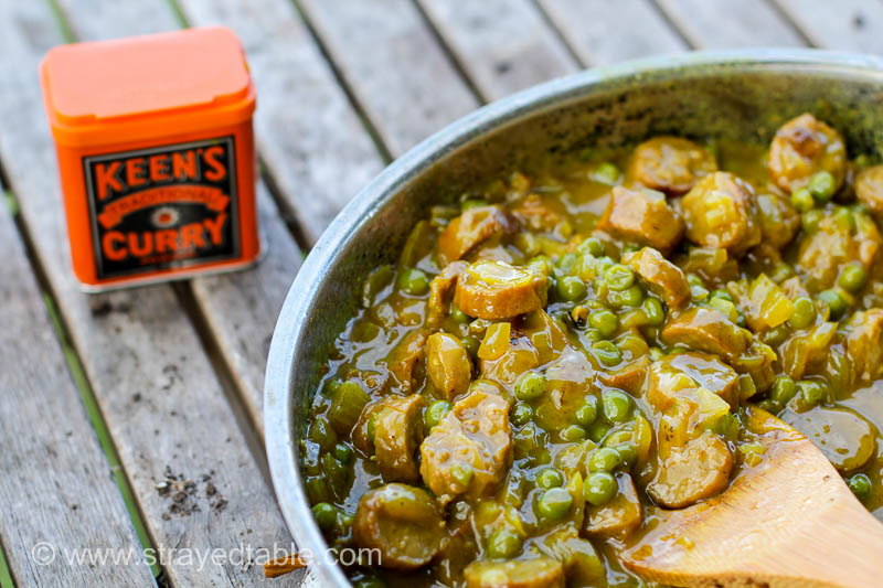 One Pot Curried Sausages Strayed from the Table