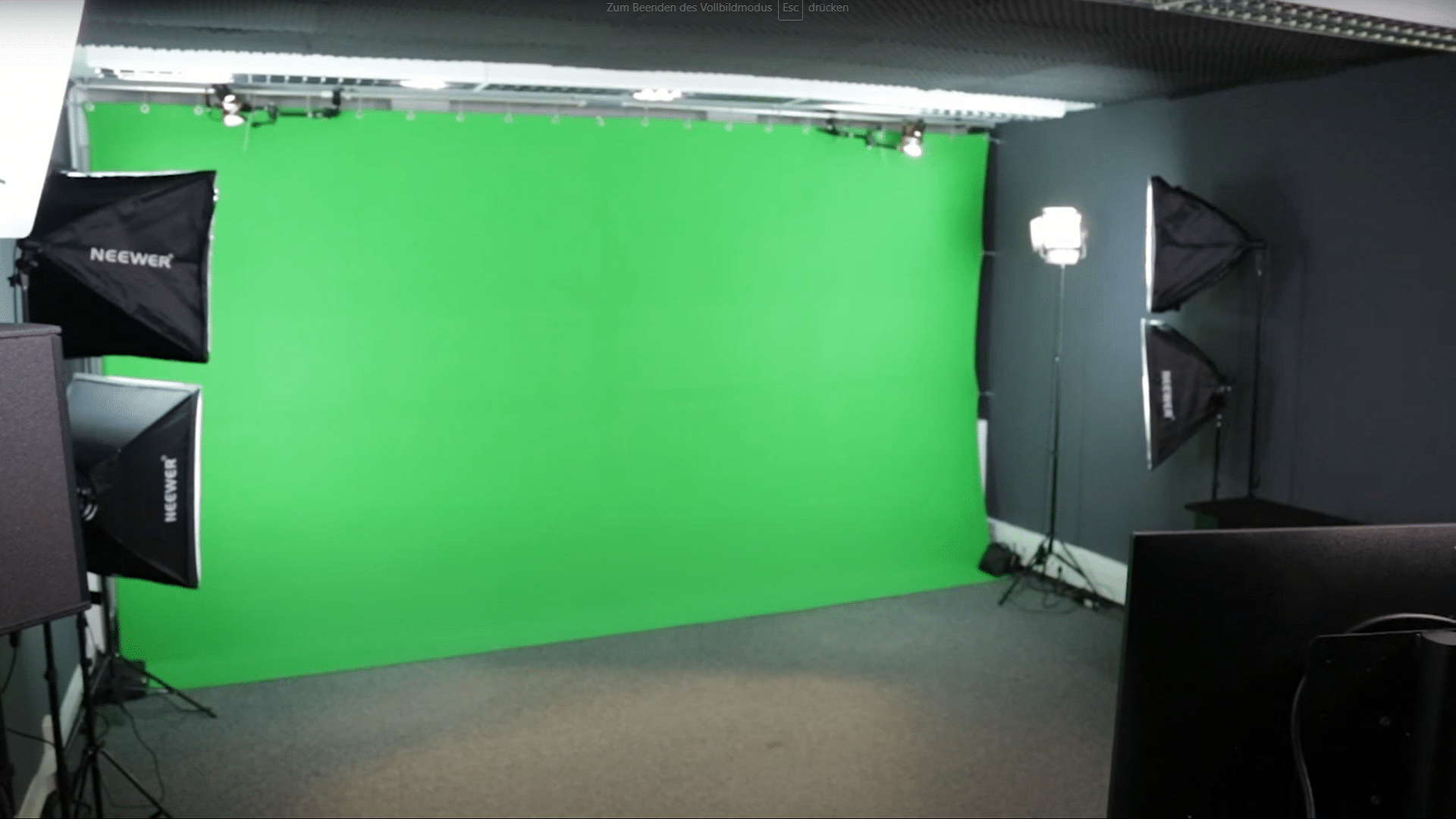 Professionelles Greenscreen TV Studio für Dein Event