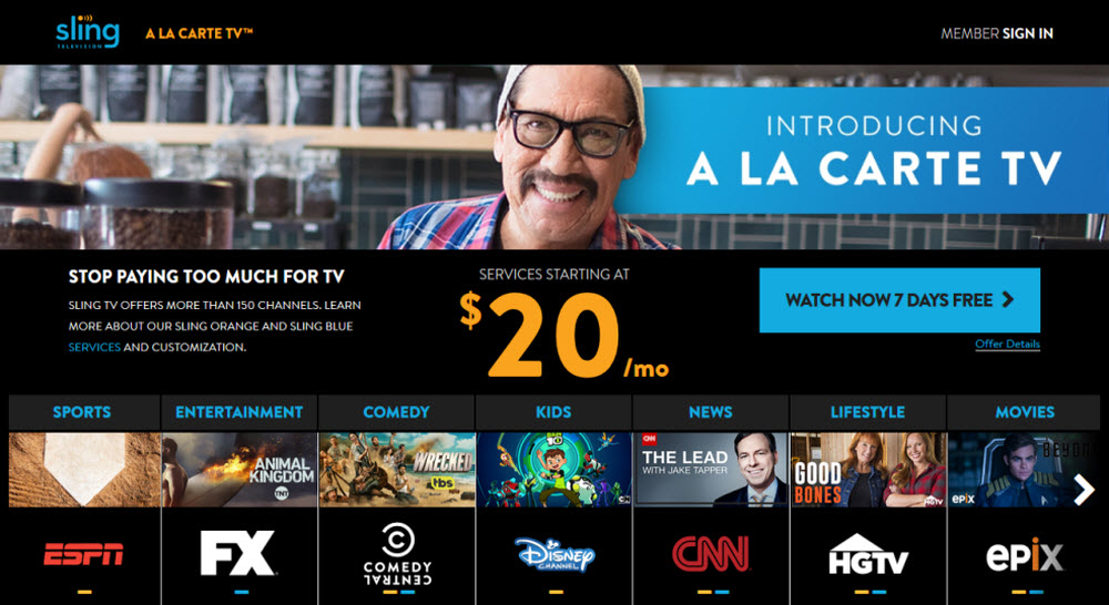 Sling TV Review Packages, Channel List, and DVR Streaming Fans