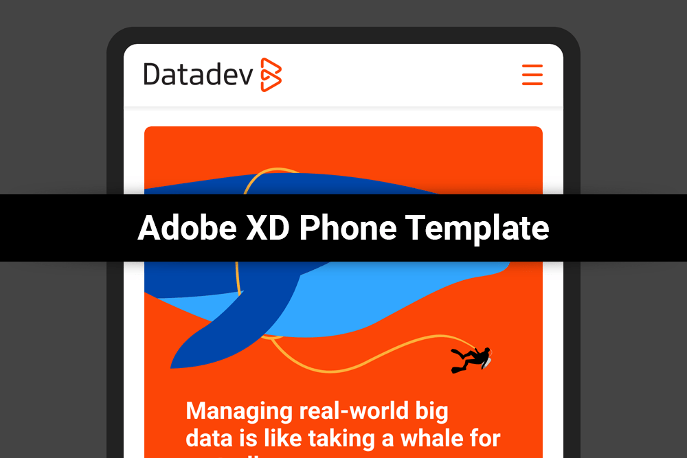 Adobe XD Phone Mockup Template Streamline