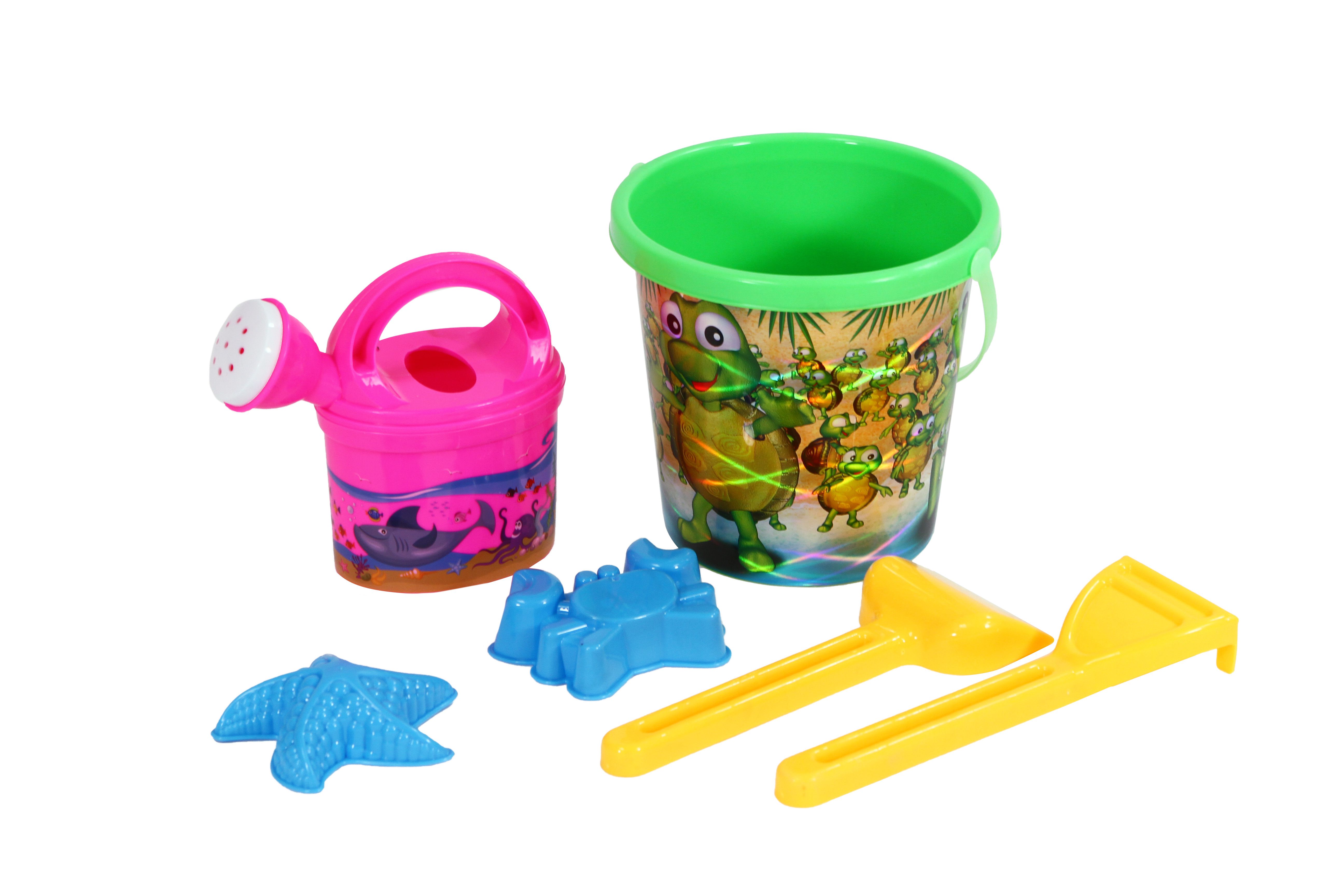 Turtle/Crab Beach Bucket Playset Beach Sand Toy Set