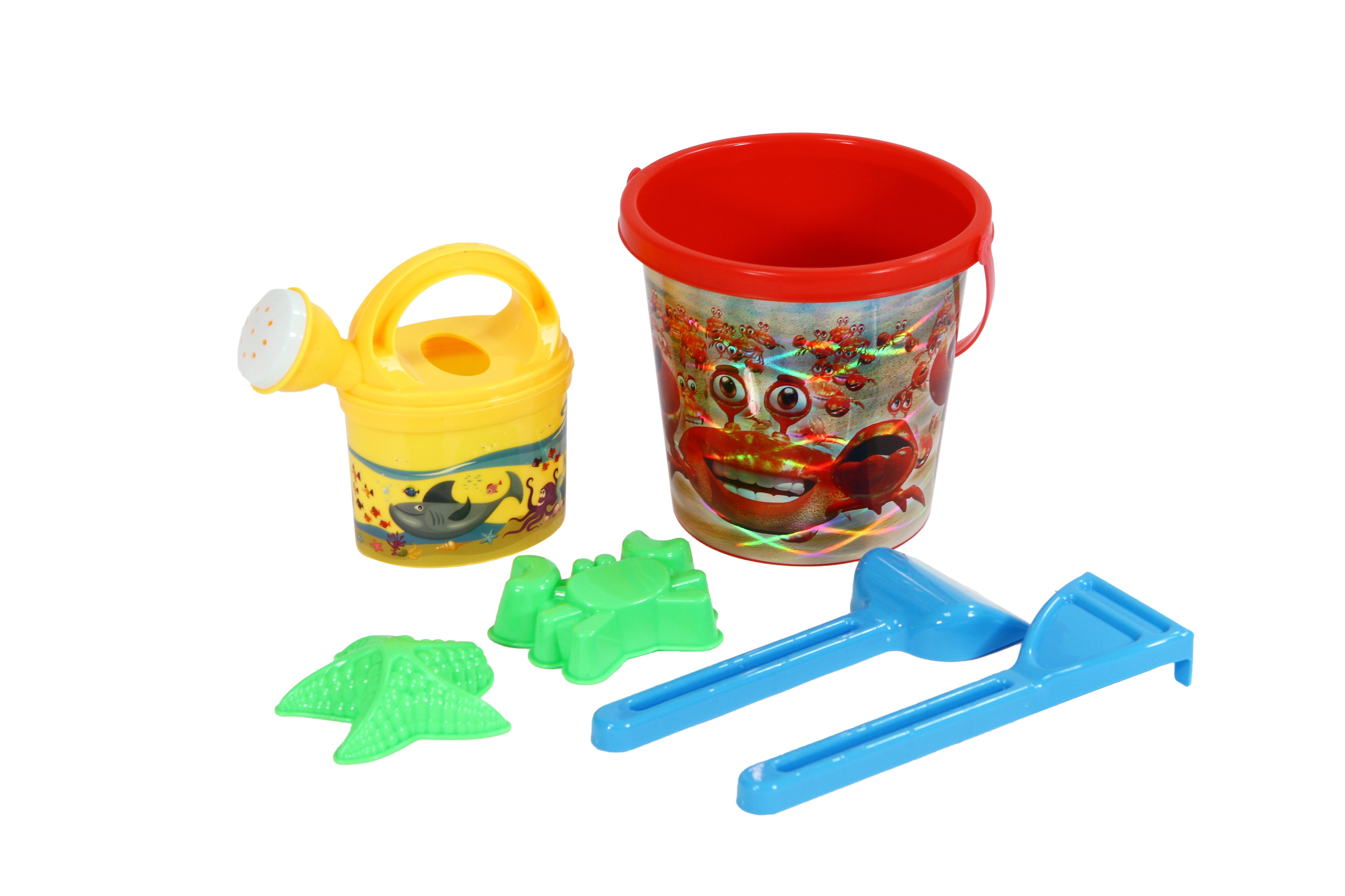 Turtle/Crab Beach Bucket Playset Beach Sand Toy Set