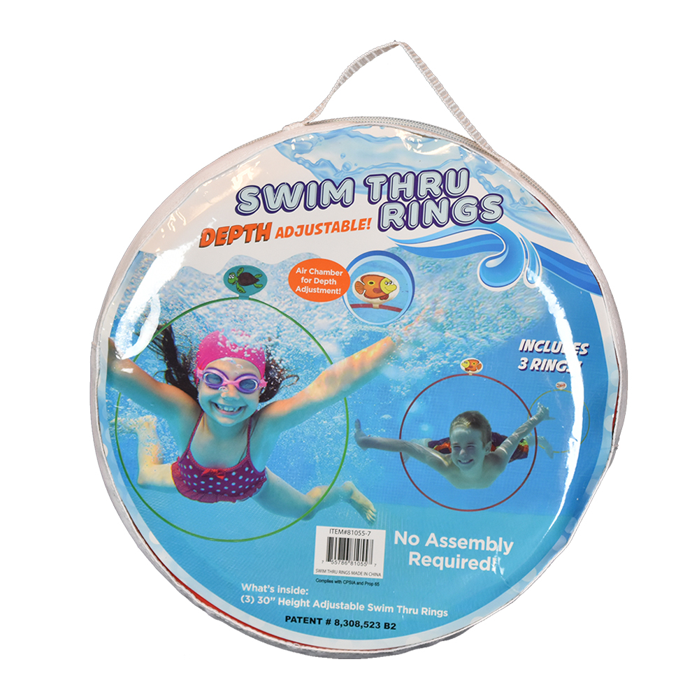 Swim Thru Pool Rings Underwater Swim Ring Toy