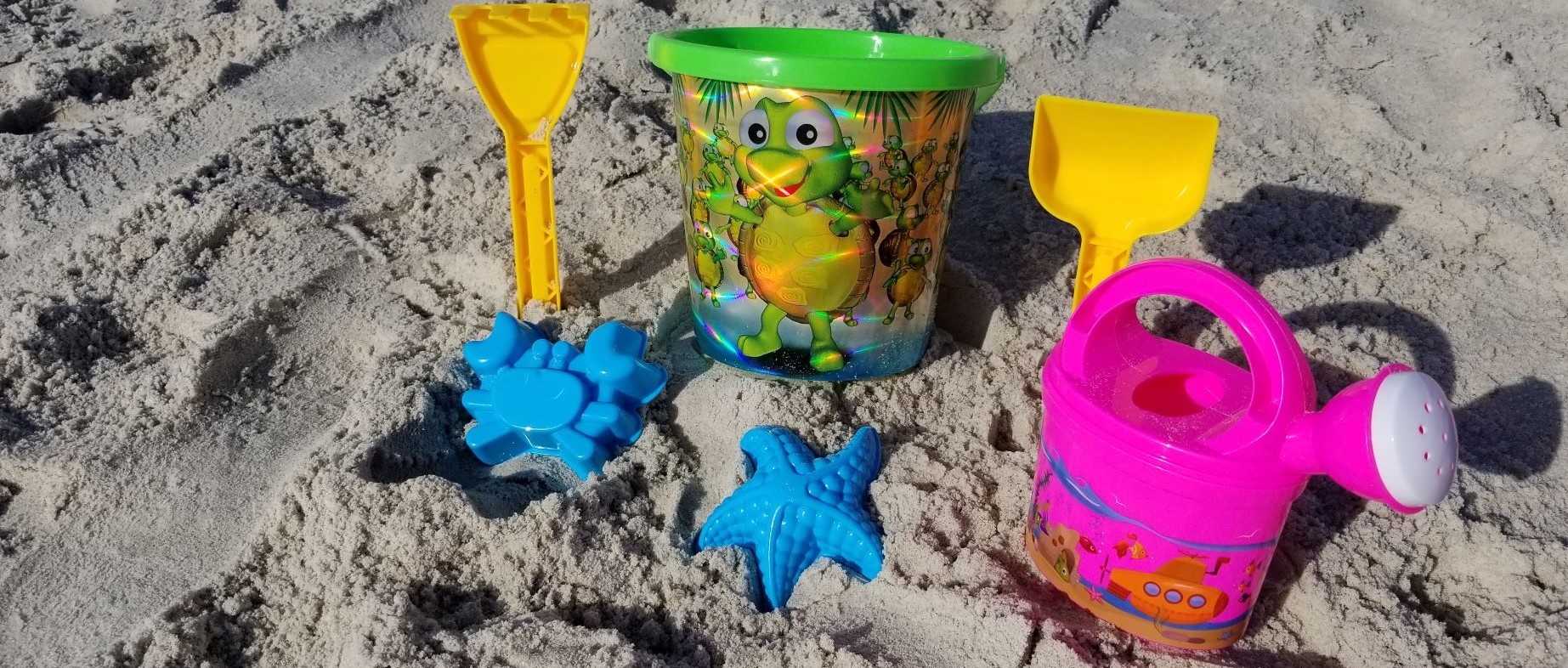 Turtle/Crab Beach Bucket Playset Beach Sand Toy Set