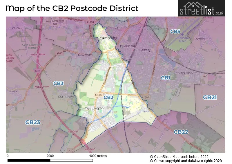 CB2 Postcode District