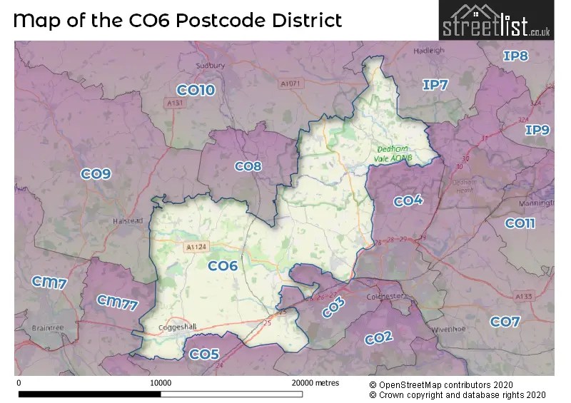 CO6 is the Postcode for Coggeshall