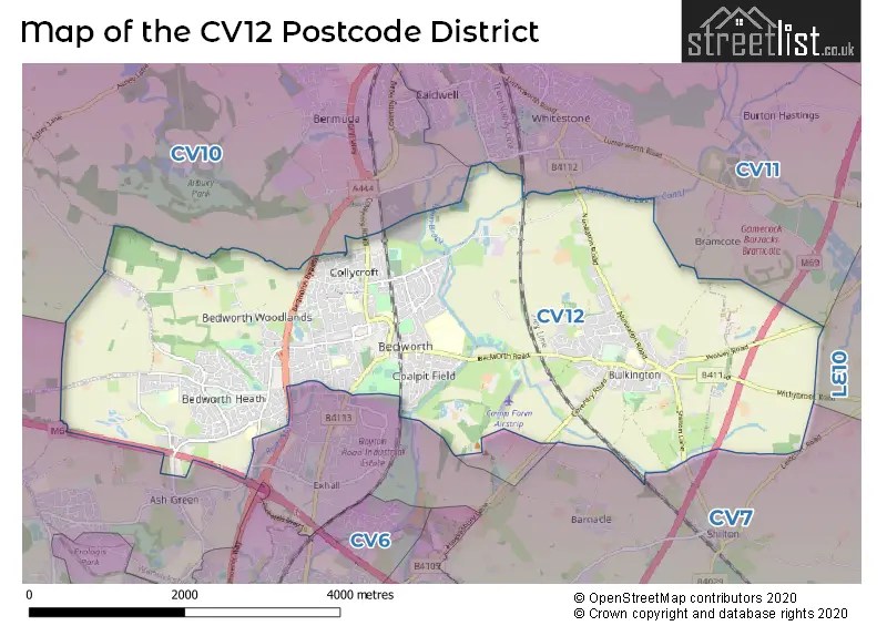 CV12 is the Postcode for Bedworth