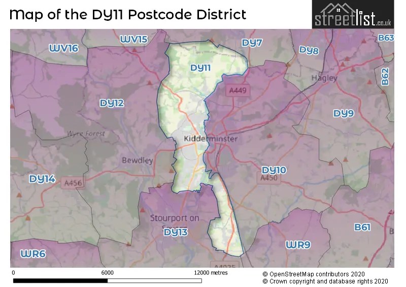 DY11 Postcode District