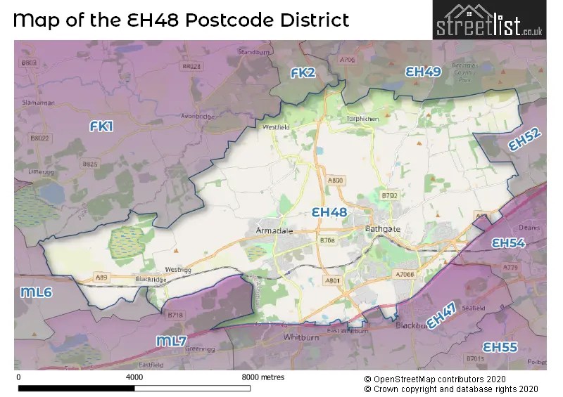 EH48 is the Postcode for Bathgate