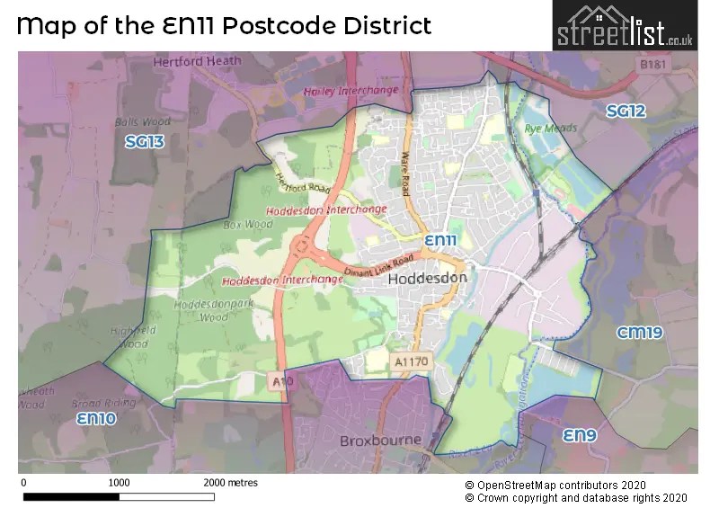 EN11 is the Postcode for Hoddesdon