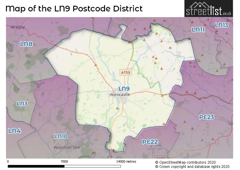 LN9 is the Postcode for Horncastle