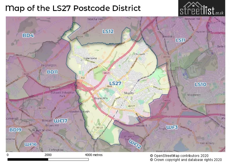 LS27 is the Postcode for Morley