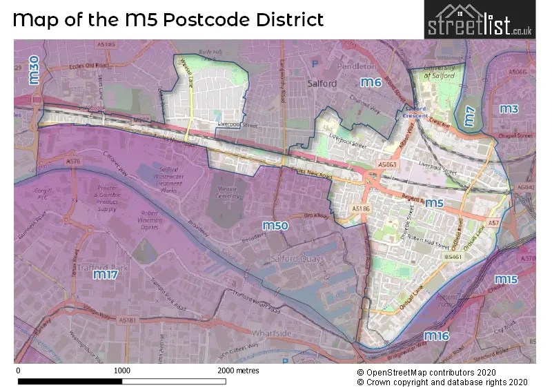 M5 Postcode District