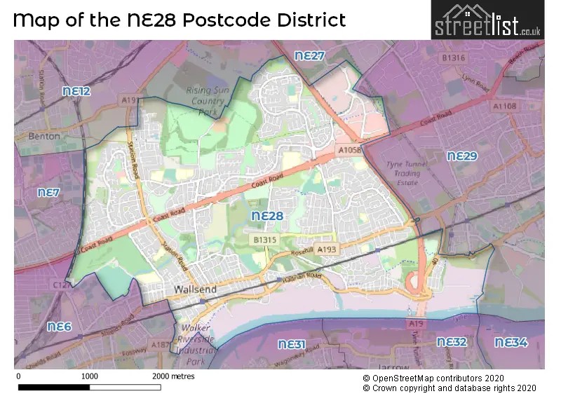 NE28 is the Postcode for Wallsend