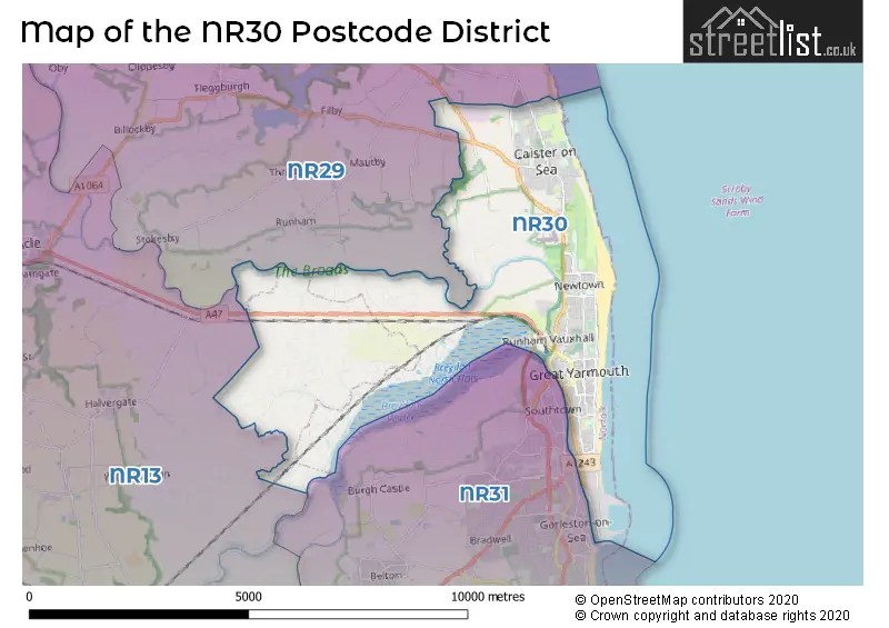 NR30 is the Postcode for Great Yarmouth