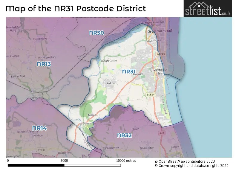 NR31 is the Postcode for Gorleston