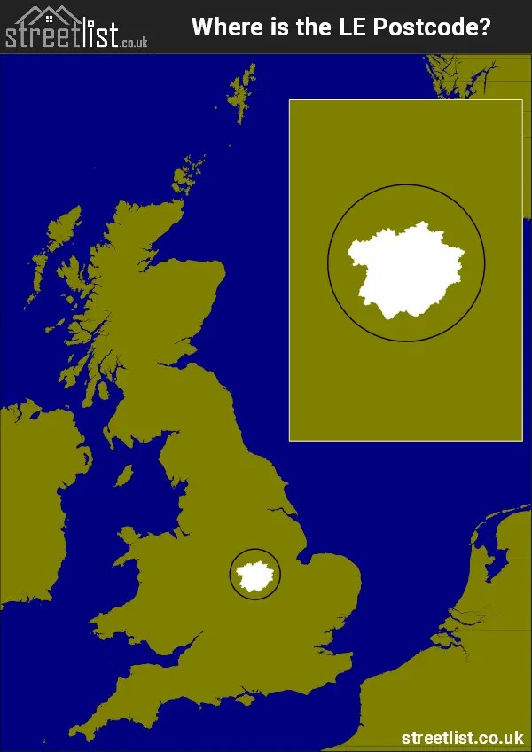 LE Postcode Area Learn about the Leicester Postal Area