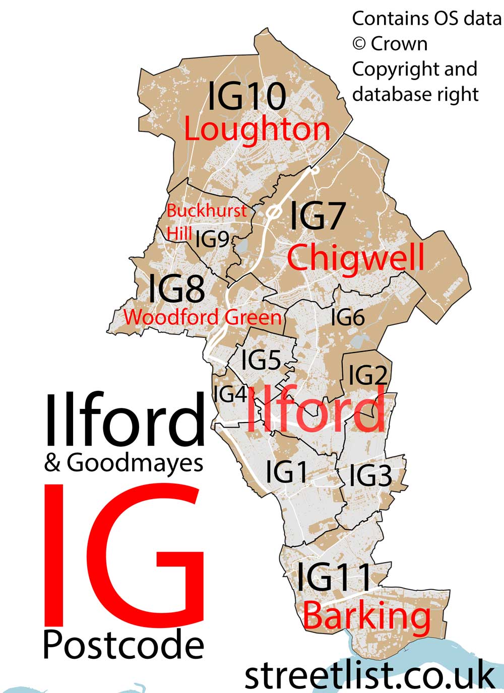 IG Postcode Area Learn about the Ilford Postal Area
