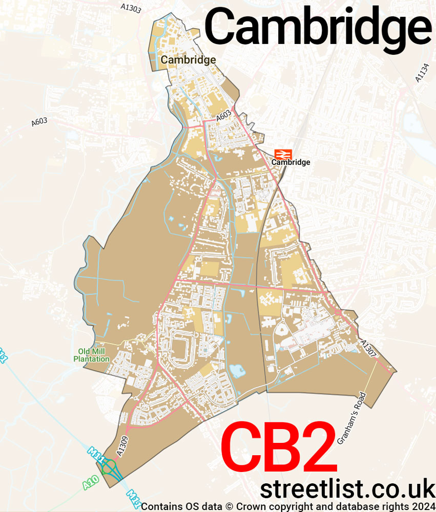CB2 Postcode District