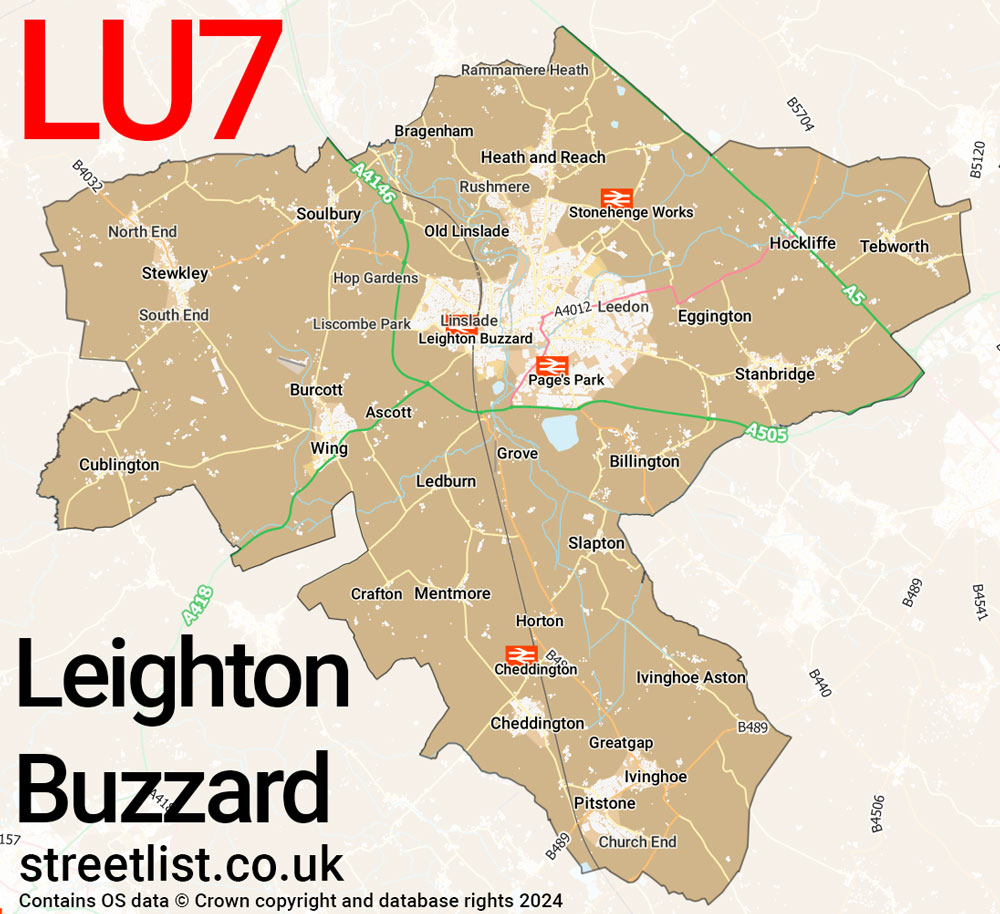 LU7 is the Postcode for Leighton Buzzard