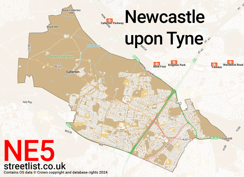 NE5 Postcode District