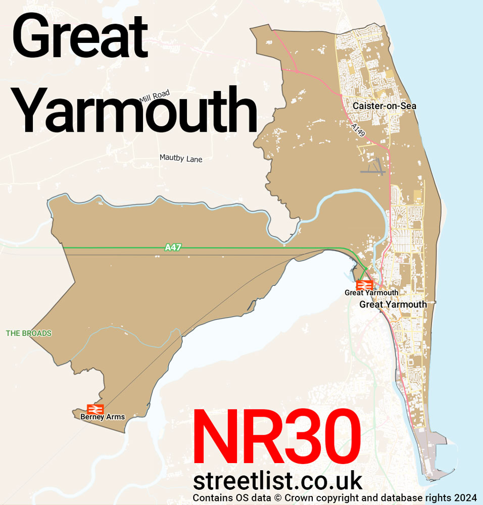 NR30 is the Postcode for Great Yarmouth