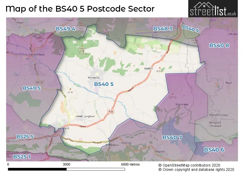 Explore The BS40 5 Postcode Sector House Prices, Attractions & More