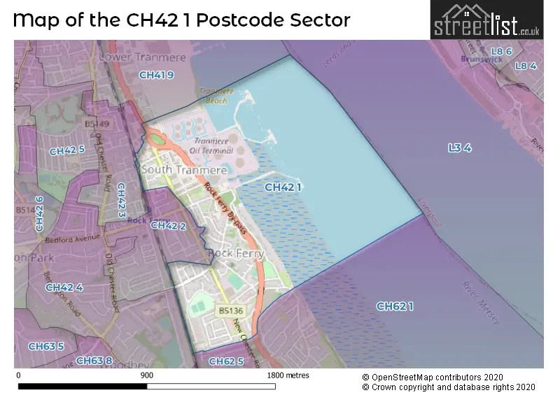 Explore The CH42 1 Postcode Sector House Prices, Attractions & More