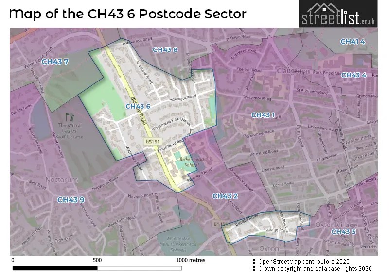Explore The CH43 6 Postcode Sector House Prices, Attractions & More