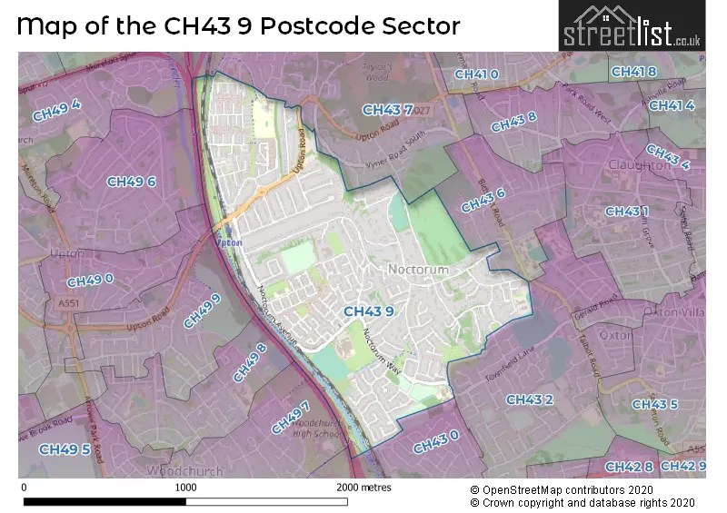 Explore The CH43 9 Postcode Sector House Prices, Attractions & More