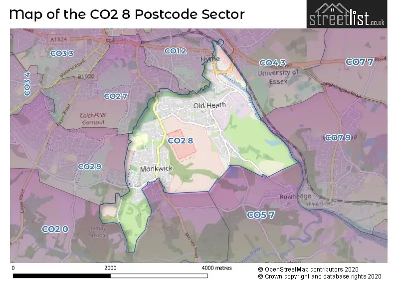 Explore The CO2 8 Postcode Sector House Prices, Attractions & More