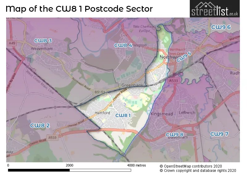 CW8 1 Postcode Sector Your Complete Guide
