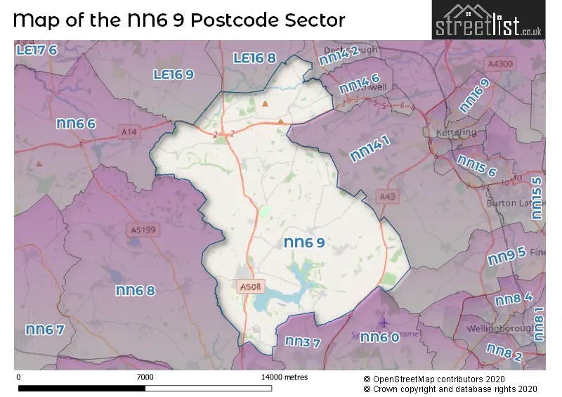 Explore The NN6 9 Postcode Sector House Prices, Attractions & More