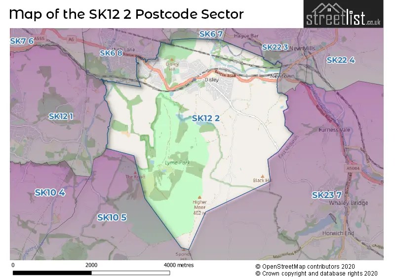 Explore The SK12 2 Postcode Sector House Prices, Attractions & More