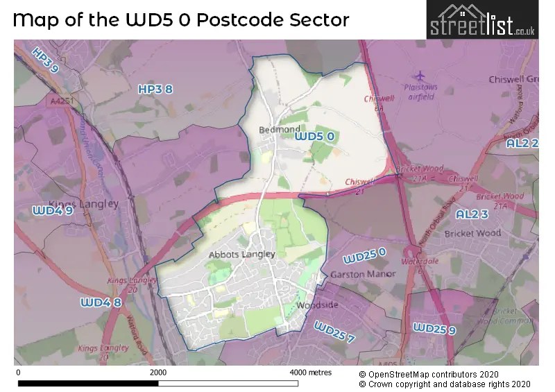 Explore The WD5 0 Postcode Sector House Prices, Attractions & More