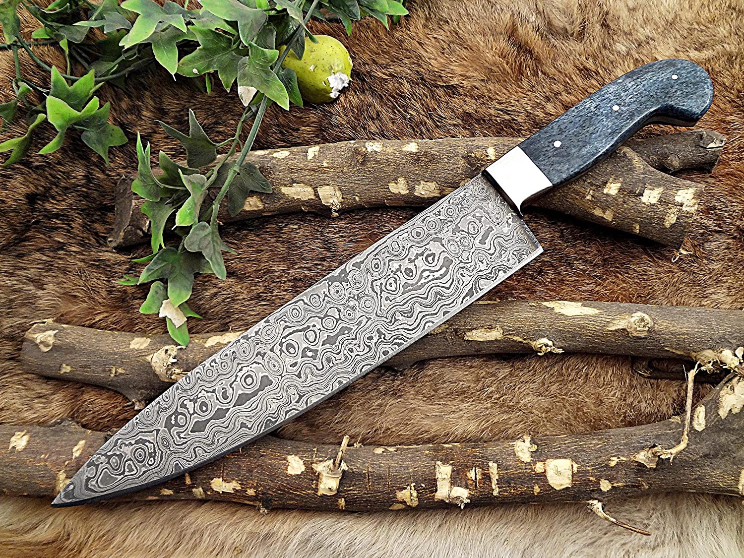 RAINDROP DAMASCUS KNIVES