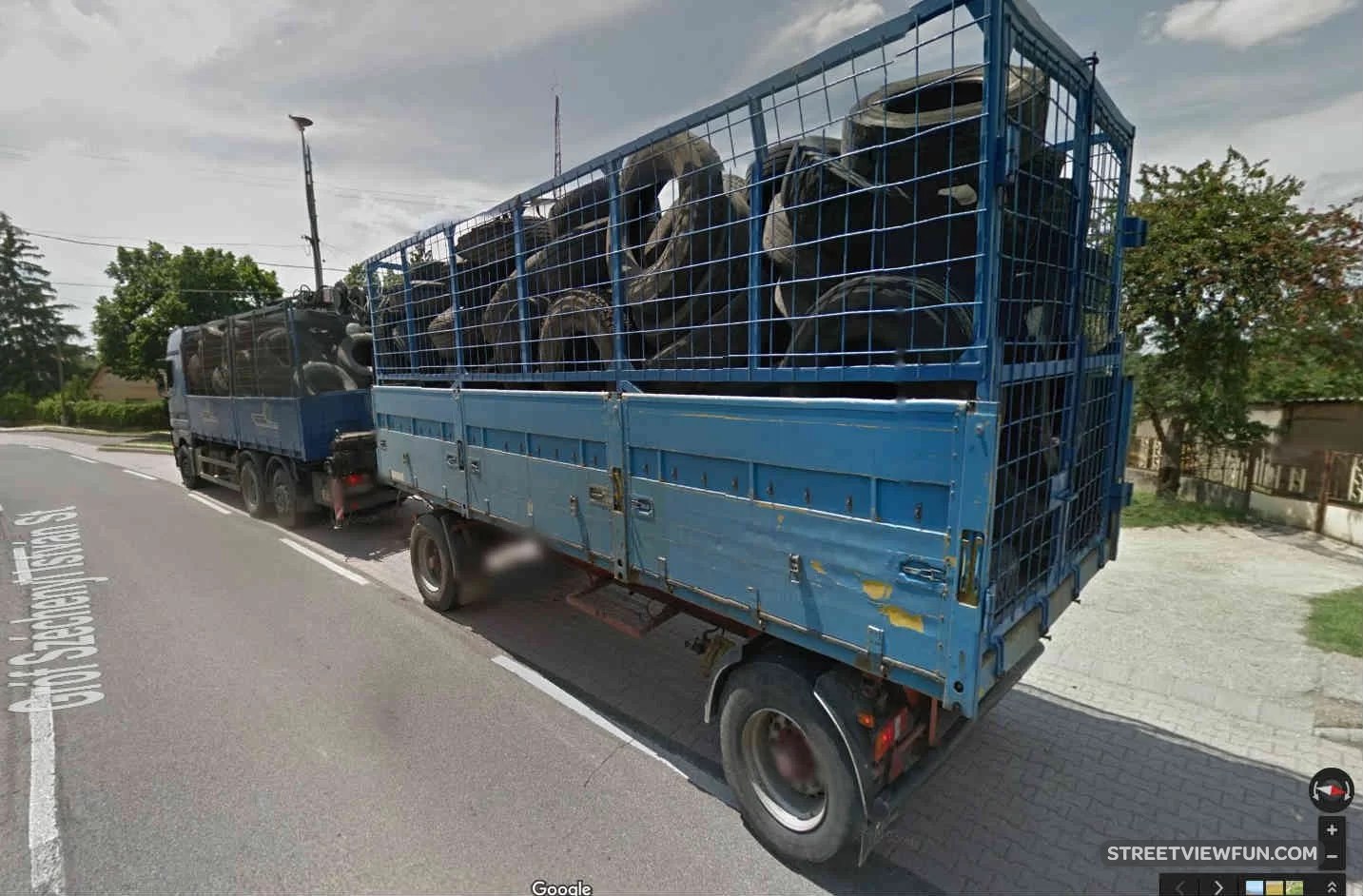 Extra tires just in case - StreetViewFun