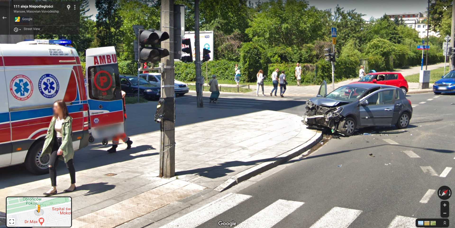 Accident in Poland StreetViewFun