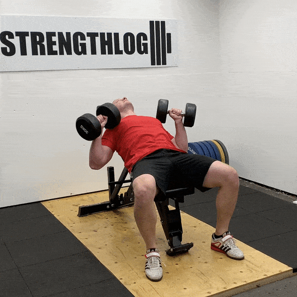Incline Dumbbell Press Muscles Worked & Technique StrengthLog