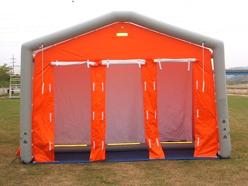 Inflatable Decontamination Shower Tents in Military Trials Stretch