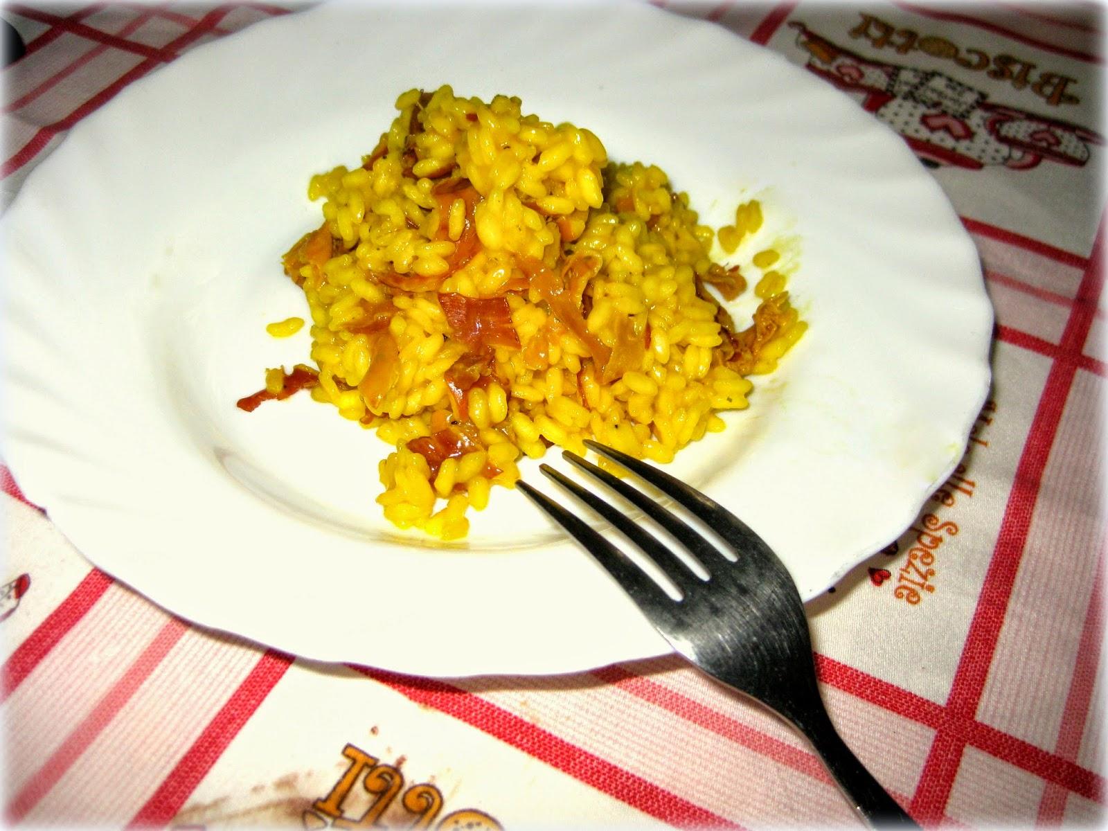 Risotto Allo Speck E Zafferano