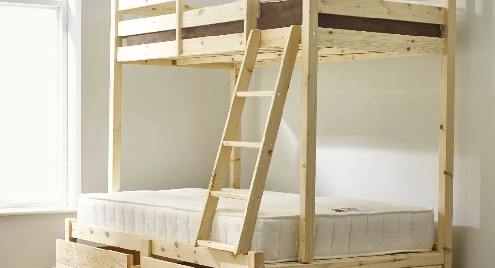 Bunk Bed With Bottom Double Strictly Beds & Bunks
